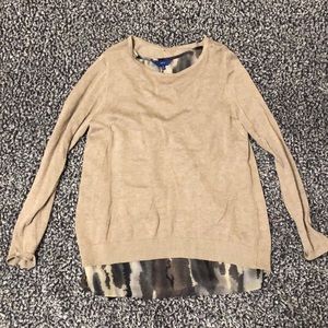 Layered sweater